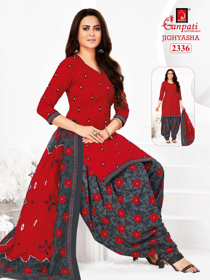 Jighyasha 23 By Ganpati Cotton Printed Dress Material Suppliers In India